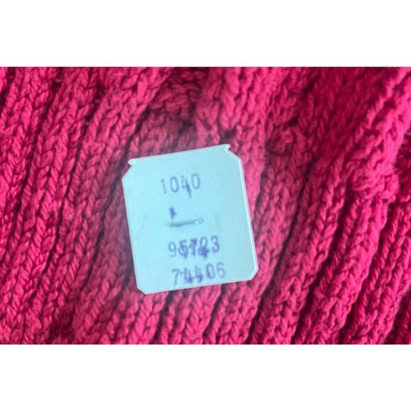 NWT Vintage Tony Lambert Design Group Men's Large Sweater Red USA Made - Picture 5 of 6